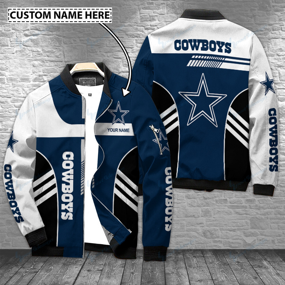 Dallas Cowboys Personalized Bomber Jacket Gift For Sport Fans