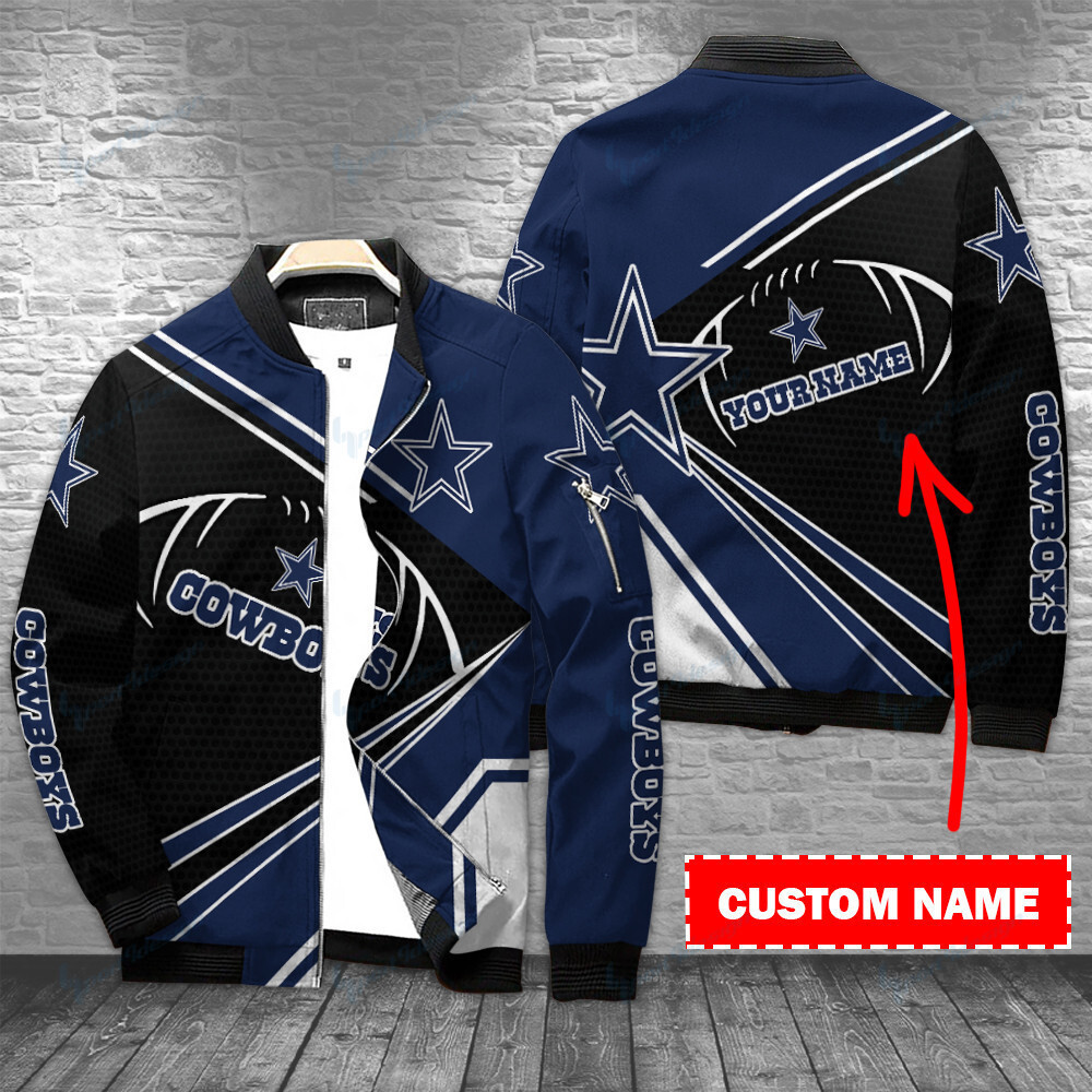 Dallas Cowboys Personalized Bomber Jacket Hot Gift For Sport Fans