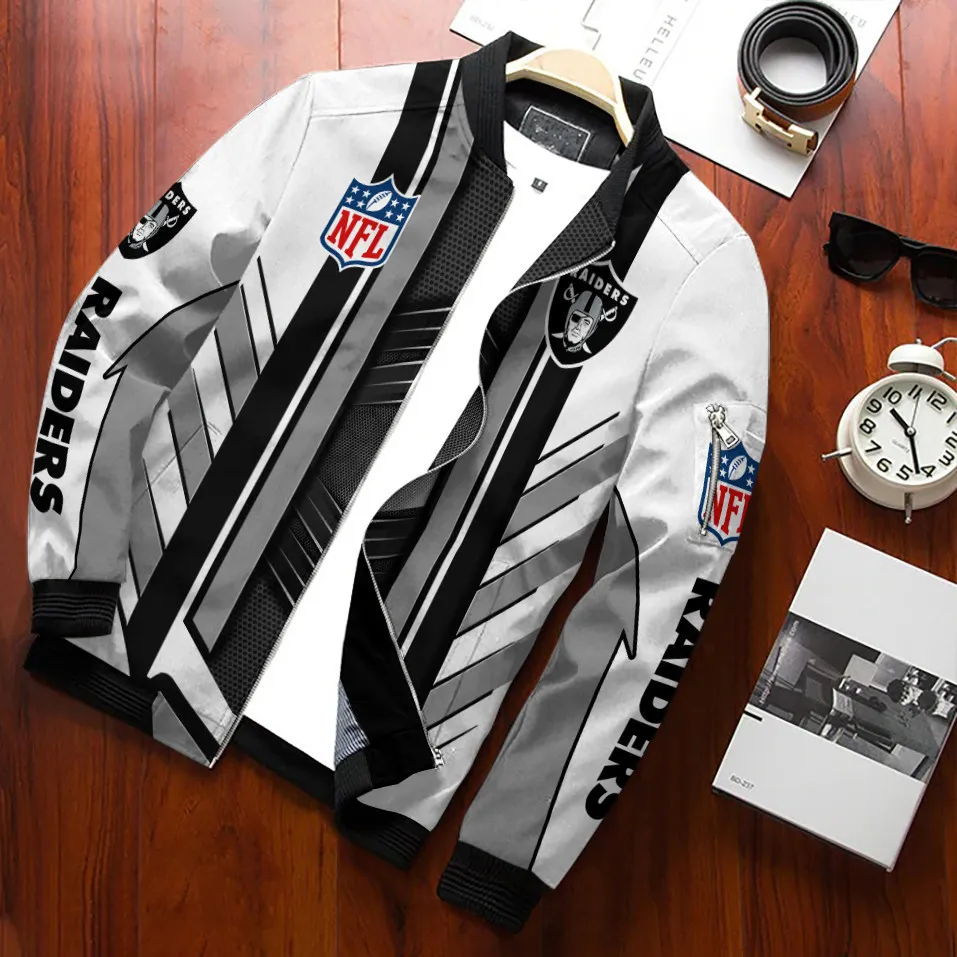 Las Vegas Raiders Personalized Bomber Jacket
