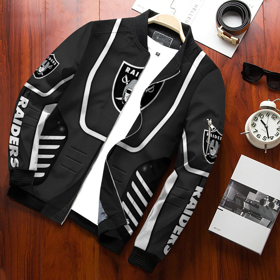 Las Vegas Raiders Nation Football League Bomber Jacket Best Gift For Men And Women
