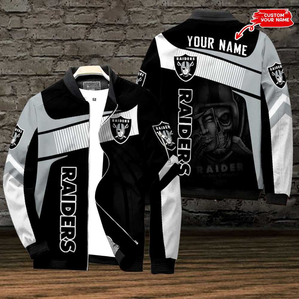 Las Vegas Raiders Football Personalized Bomber Jacket Best Collection For Sport Fans