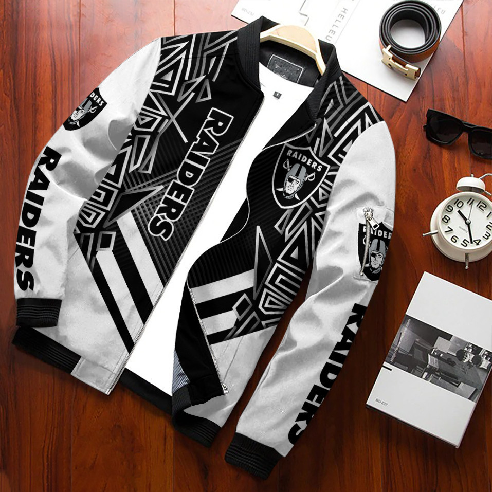 Las Vegas Raiders Bomber Jacket Gift For Nfl Team Fan