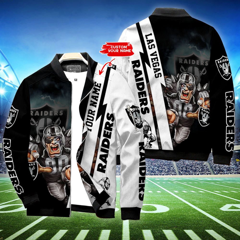 Las Vegas Raiders Personalized Bomber Jacket Best Collection For Nfl Fan