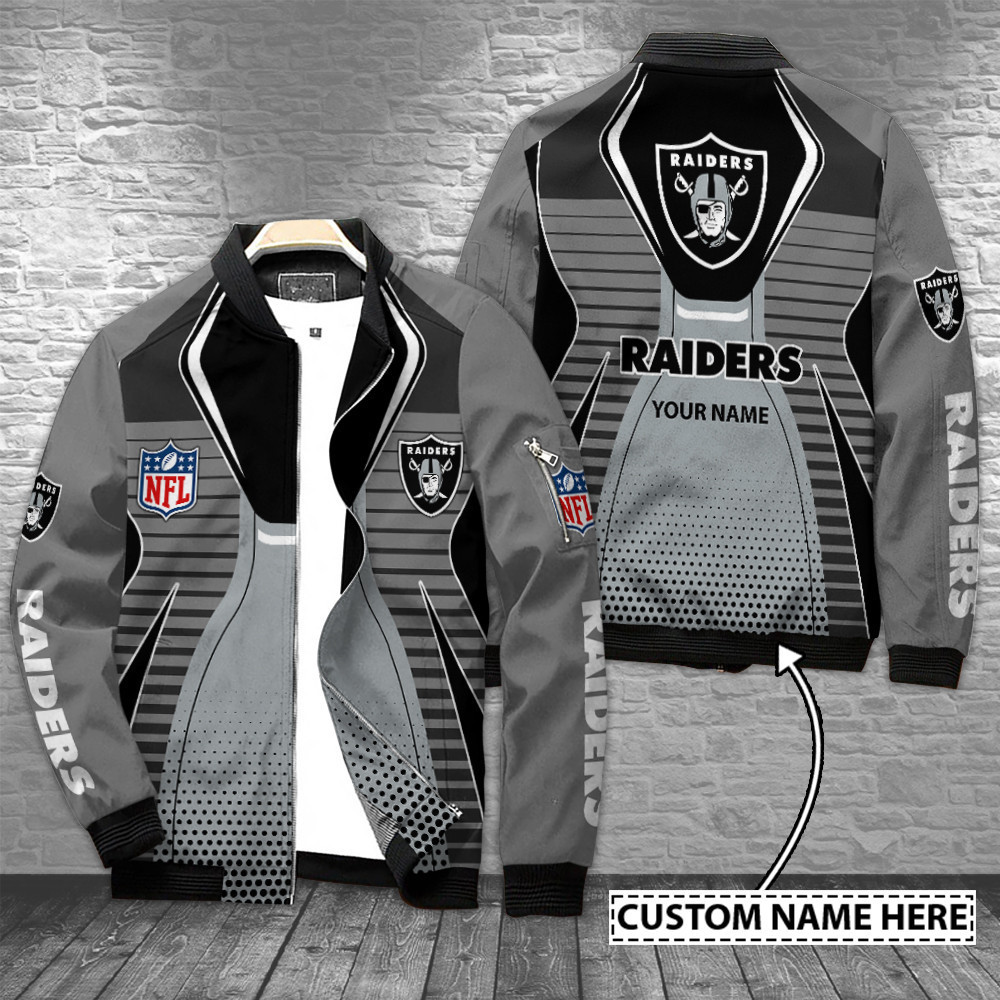 Las Vegas Raiders Nation Football League Personalized Bomber Jacket Best Collection For Sport Fans