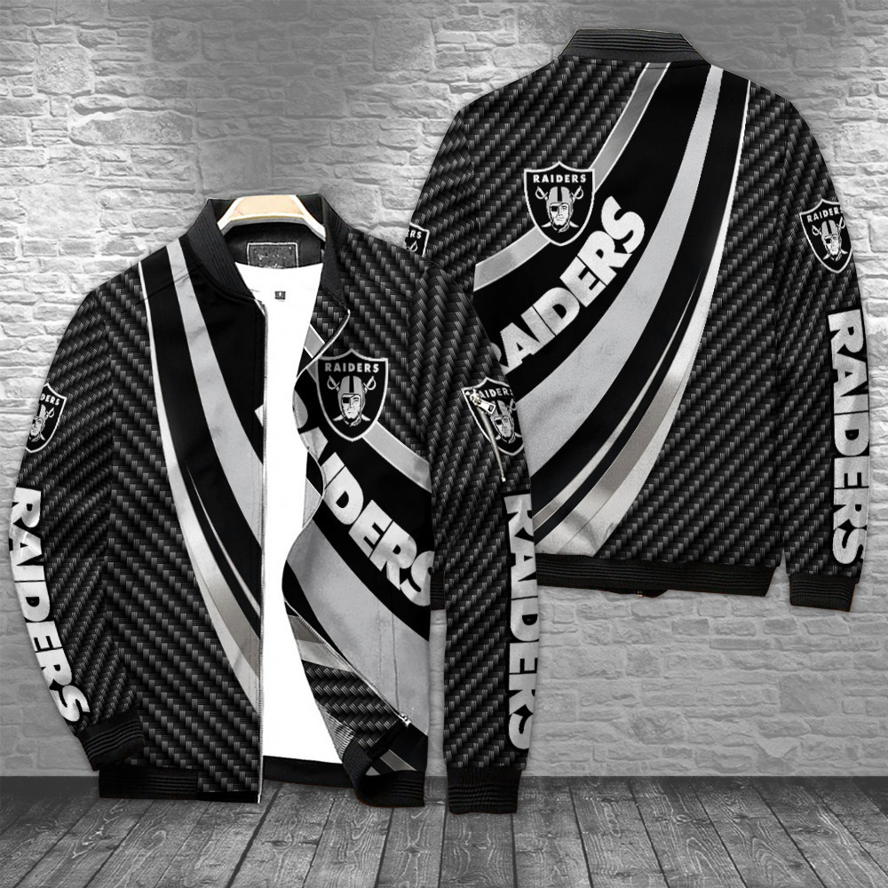 Las Vegas Raiders Nfl Bomber Jacket Best Gift For Men And Women