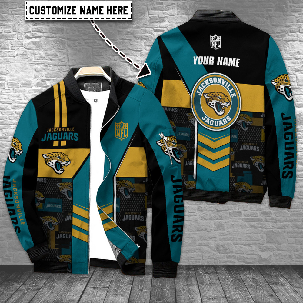Jacksonville Jaguars Personalized Bomber Jacket Best Gift For Sport Team Fan