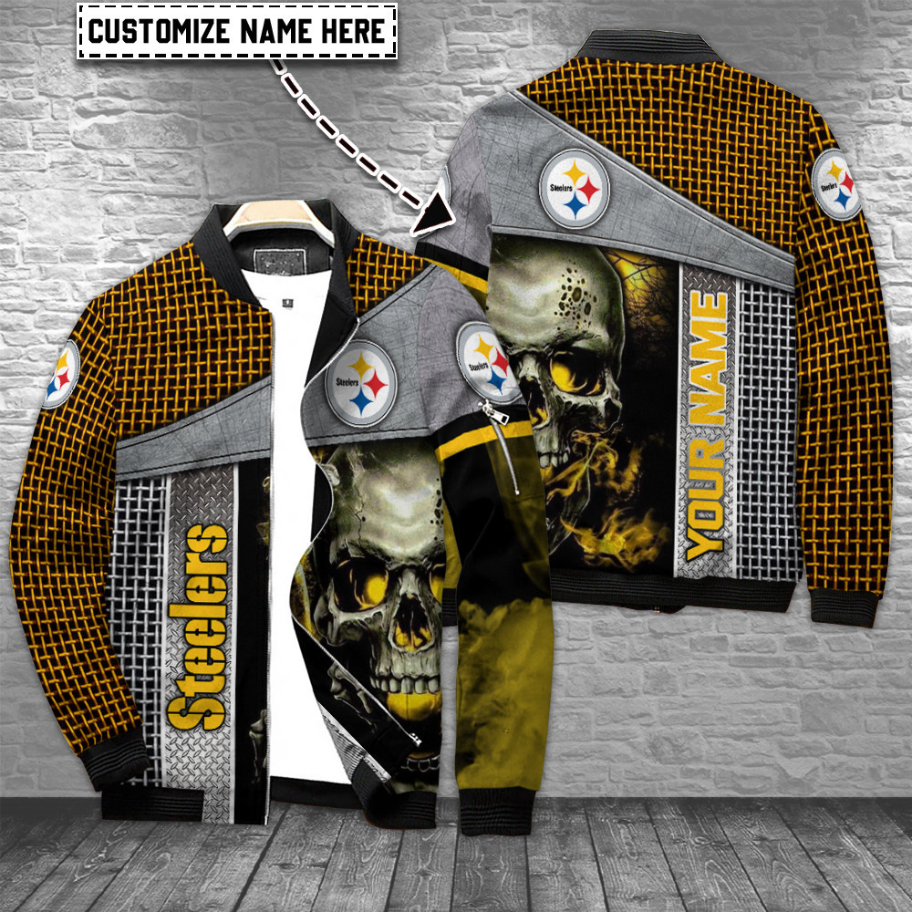 Pittsburgh Steelers Nfl Personalized Bomber Jacket Collection For Sport Fans
