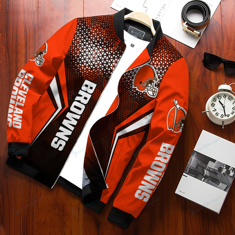 Cleveland Browns Bomber Jacket Gift For Sport Team Fan