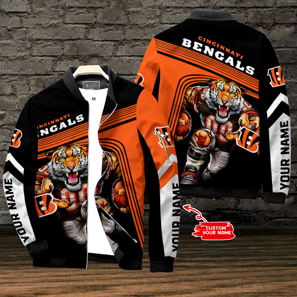 Cincinnati Bengals Personalized Bomber Jacket Best Collection For Sport Fans