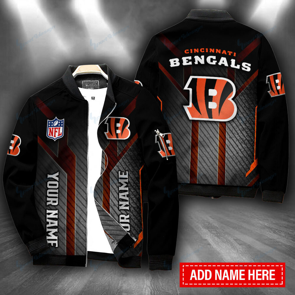 Cincinnati Bengals Personalized Bomber Jacket Gift For Sport Fans