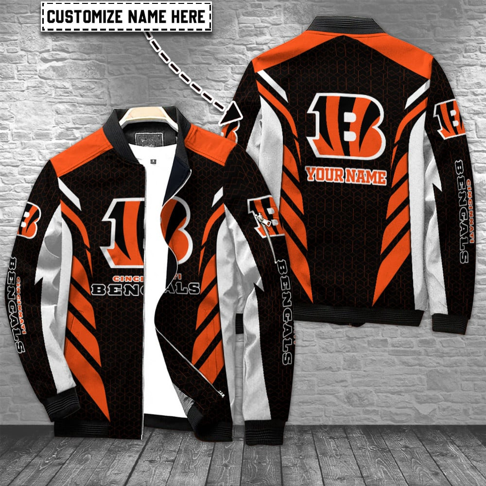 Cincinnati Bengals Personalized Bomber Jacket Best Gift For Sport Team Fan