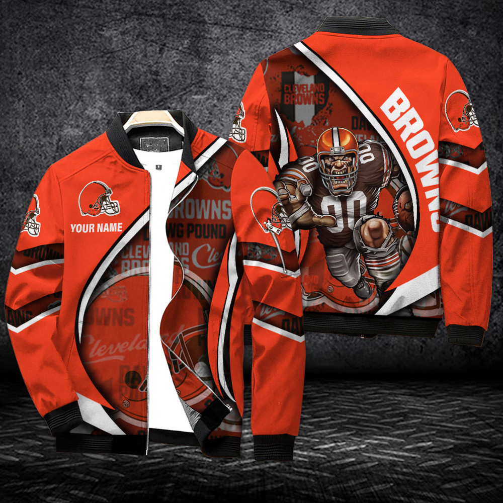 Cleveland Browns Personalized Bomber Jacket Best Gift For Men And Women