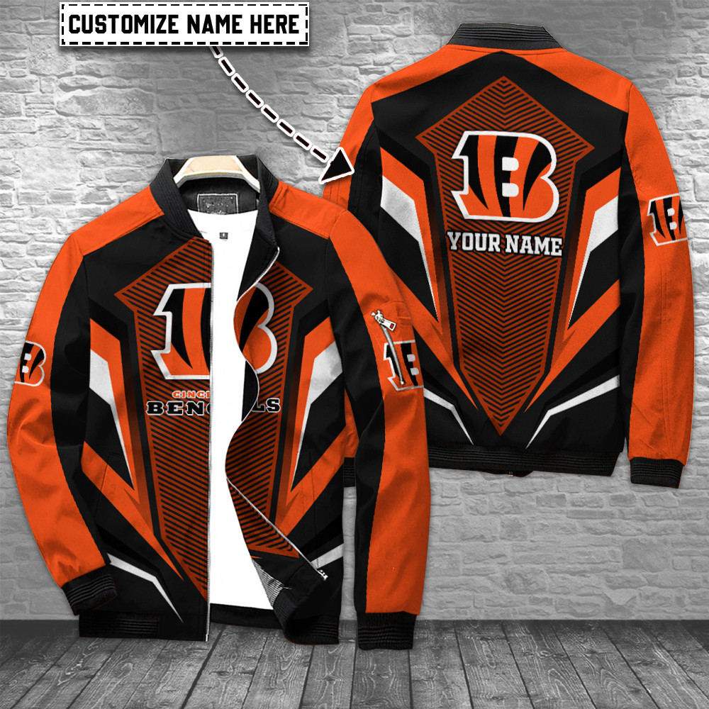 Cincinnati Bengals Football Personalized Bomber Jacket Collection For Sport Fans