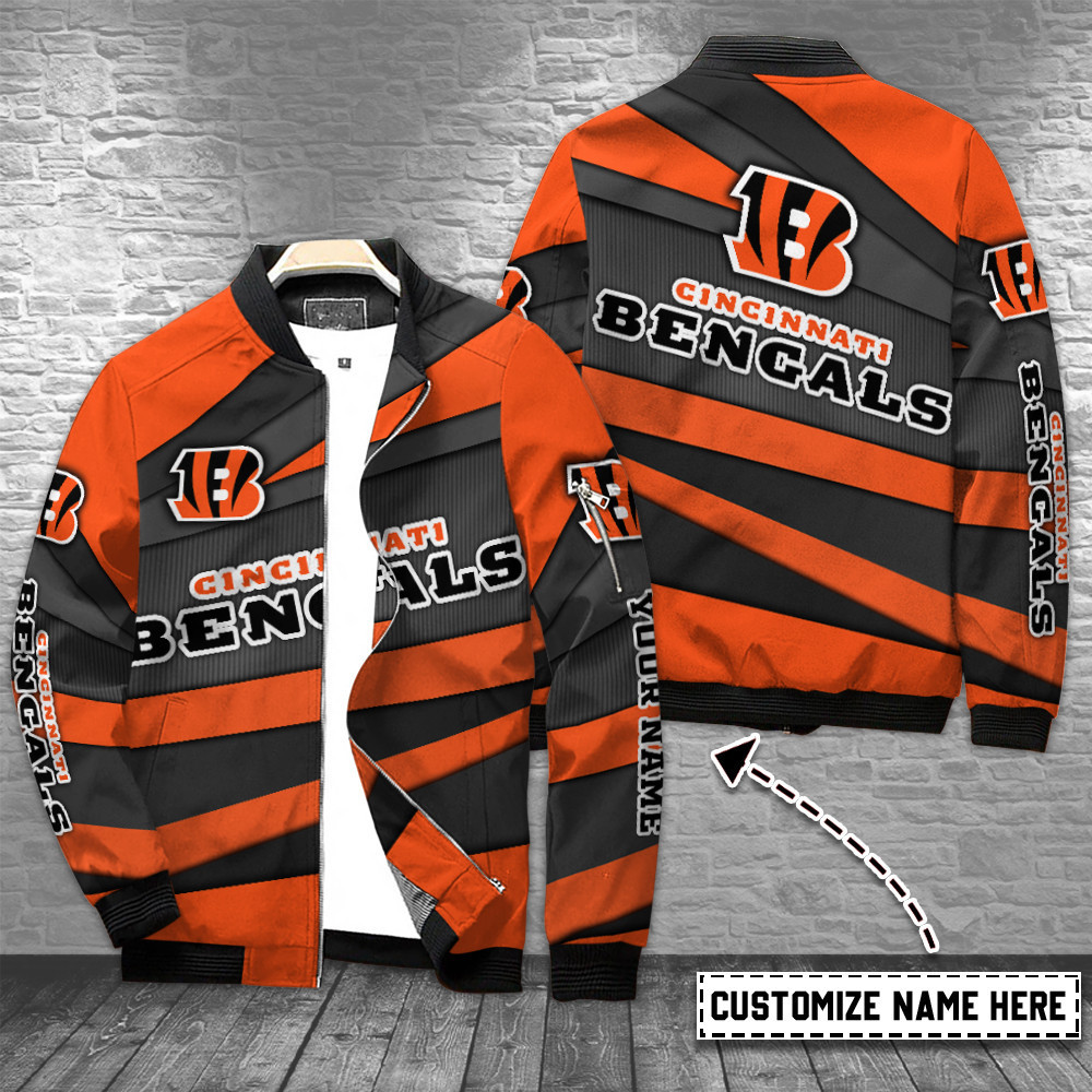 Cincinnati Bengals Nfl Personalized Bomber Jacket Best Collection For Sport Fans