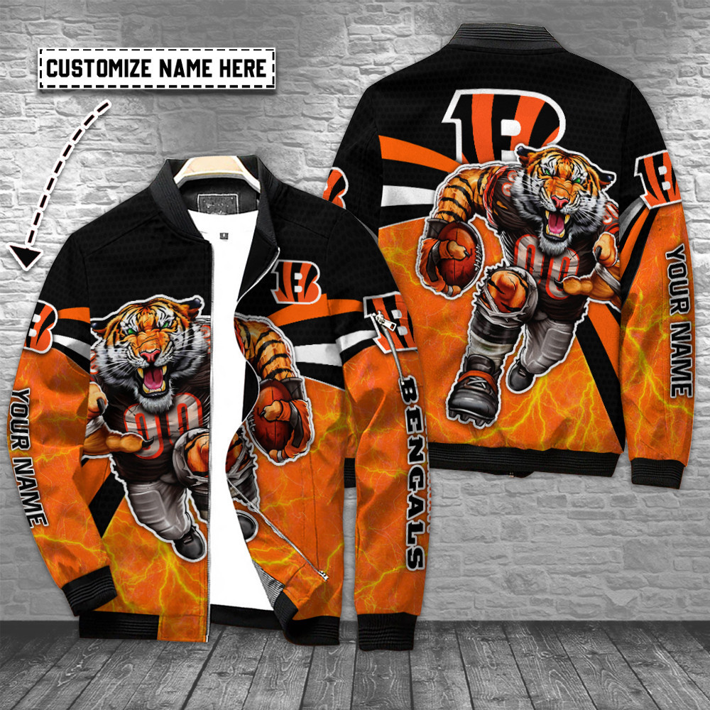 Cincinnati Bengals Football Leaguepersonalized Bomber Jacket Best Collection For Sport Fans