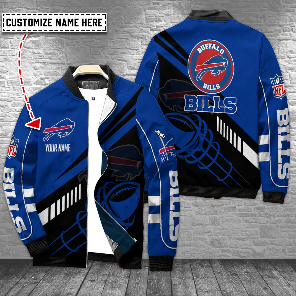 Buffalo Bills Personalized Full Zip Bomber Jacket Best Gift For Men And Women
