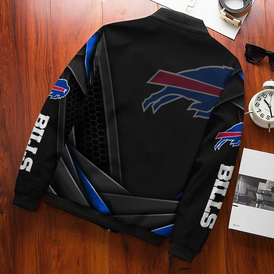 Buffalo Bills Bomber Jacket Full Zip Jacket For Nfl Fans Sport Official Style