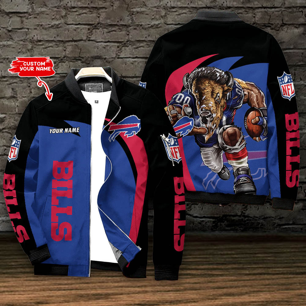 Buffalo Bills Nfl Personalized Bomber Jacket Best Gift For Sport Team Fan