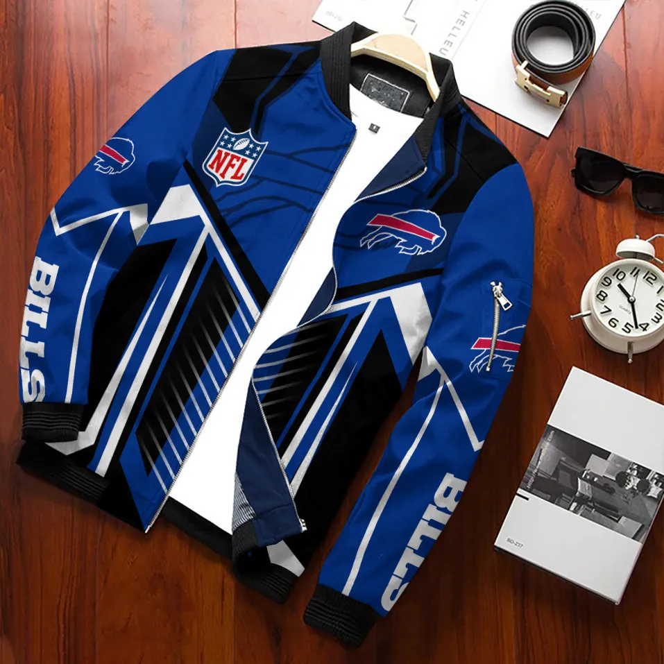 Buffalo Bills Football League Bomber Jacket Gift For Sport Team Fan