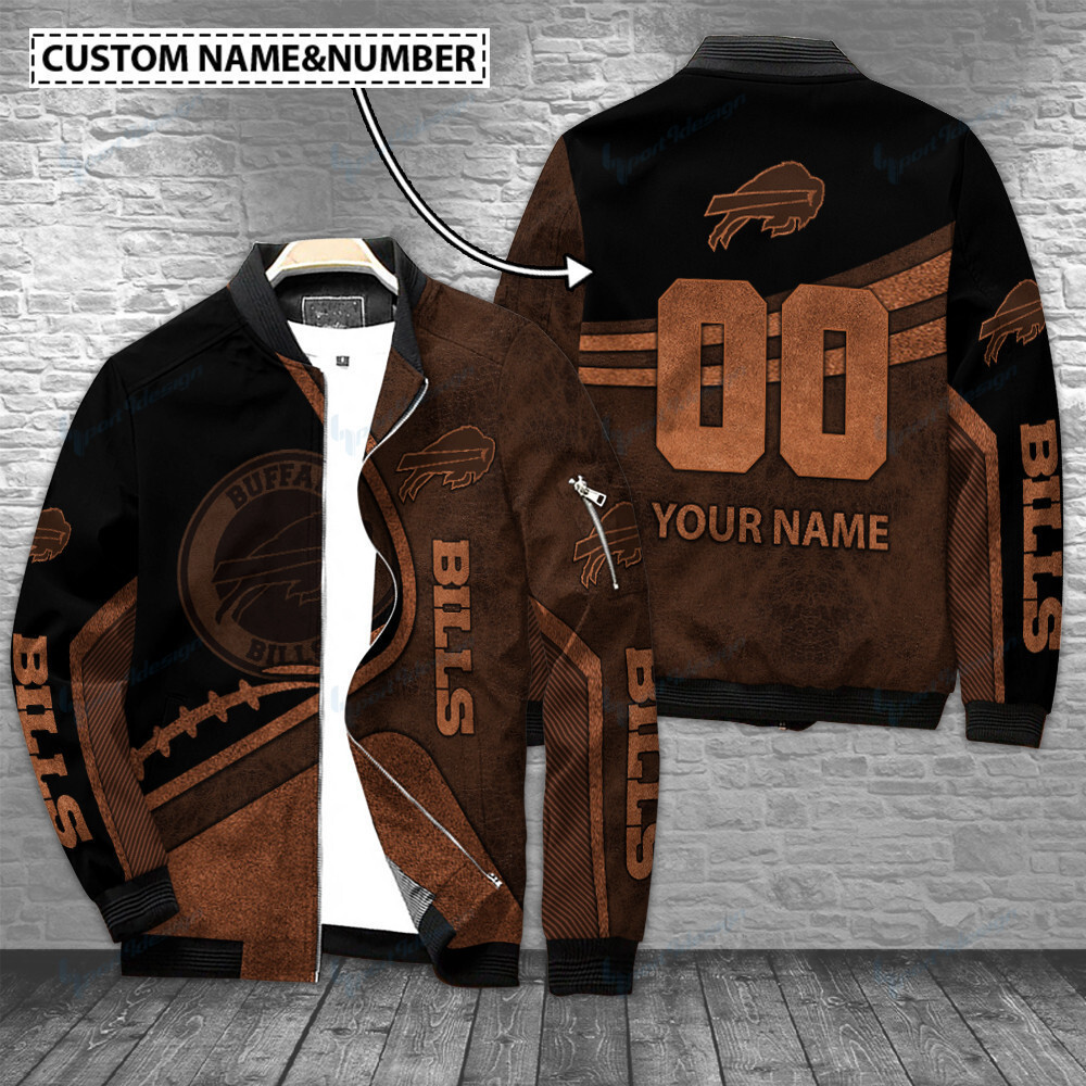 Buffalo Bills Nation Football League Personalized Bomber Jacket Hot Gift For Sport Fans