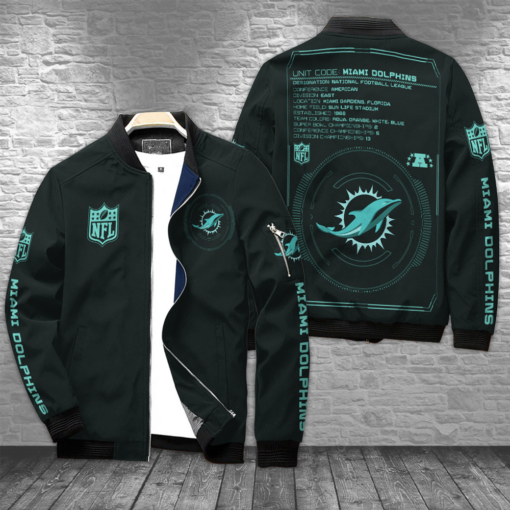 Miami Dolphins Bomber Jacket Best Gift For Sport Team Fan
