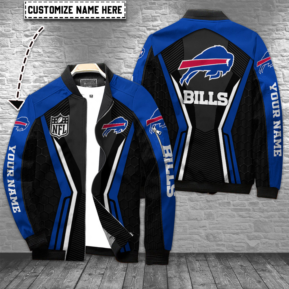 Buffalo Bills Nation Football League Personalized Bomber Jacket Collection For Sport Fans