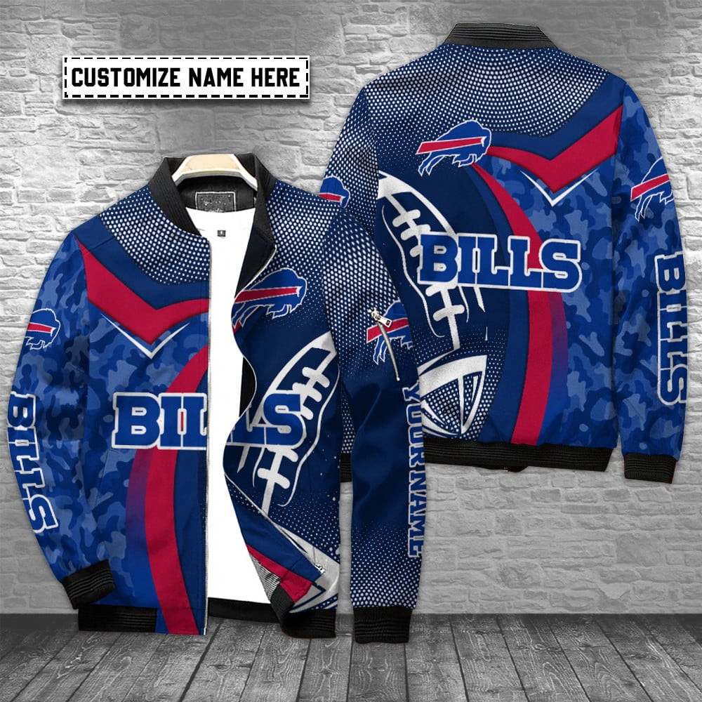 Buffalo Bills Football League Personalized Bomber Jacket Best Gift For Sport Team Fan