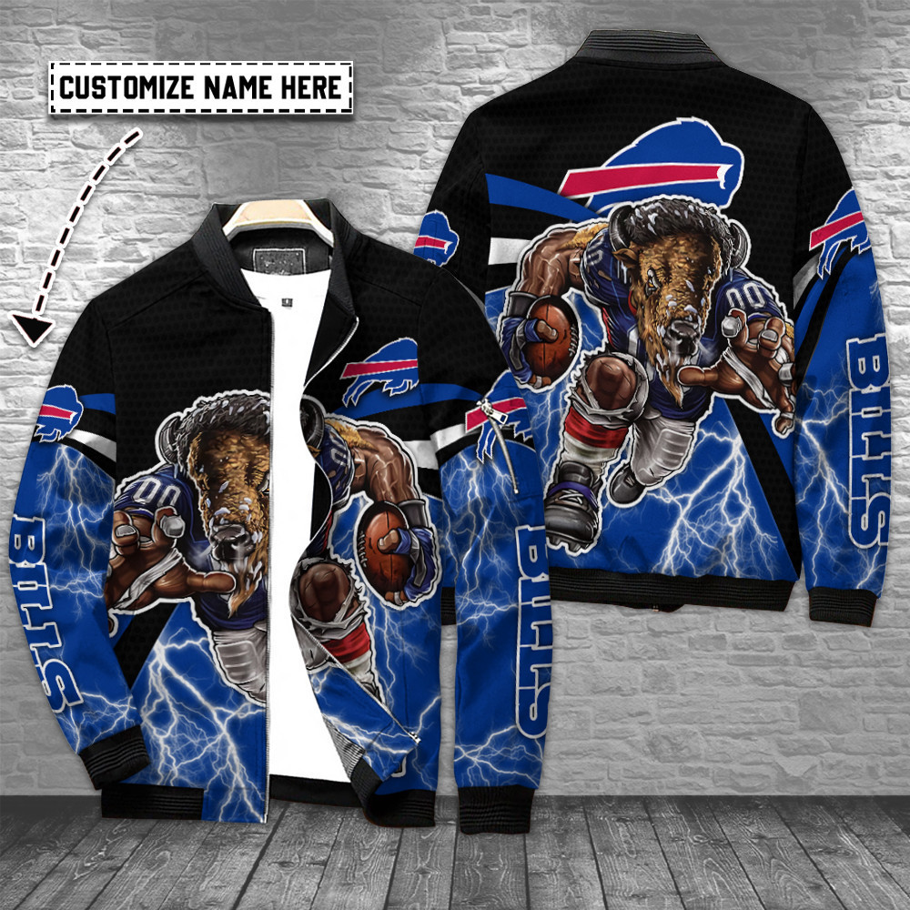 Buffalo Bills Nfl Personalized Bomber Jacket Best Collection For Sport Fans