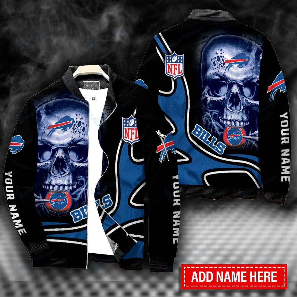 Buffalo Bills Personalized Special Zipper Bomber Jacket Hot Gift For Sport Fans