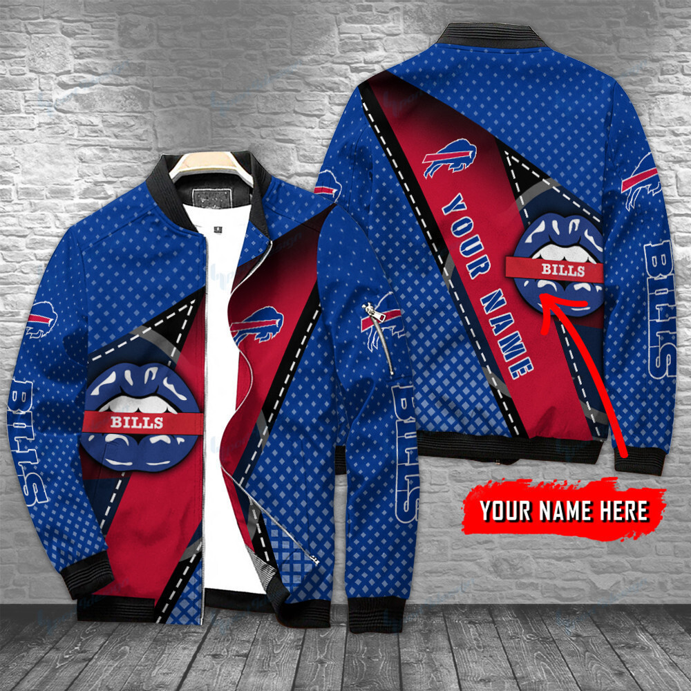 Buffalo Bills Personalized Special Zipper Bomber Jacket Gift For Sport Fans