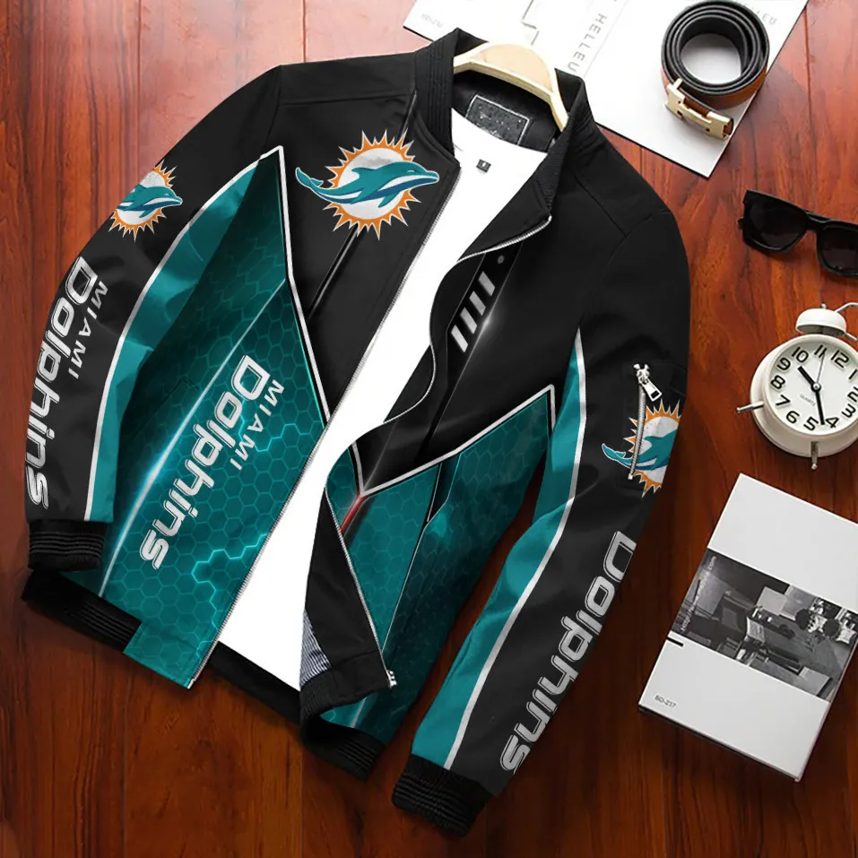 Miami Dolphins Bomber Jacket Gift For Sport Team Fan
