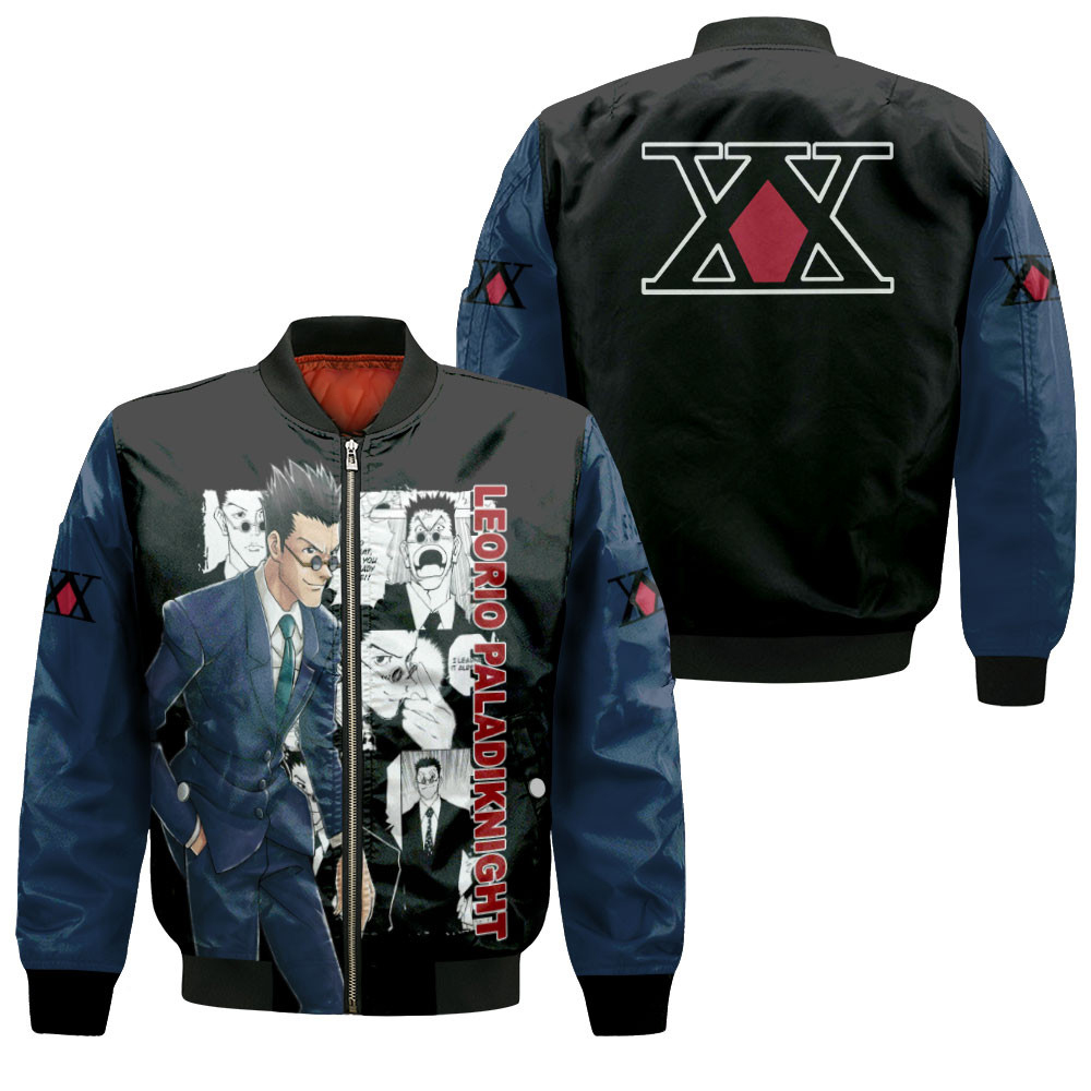 Leorio Anime Bomber Jacket For Anime Manga Fans