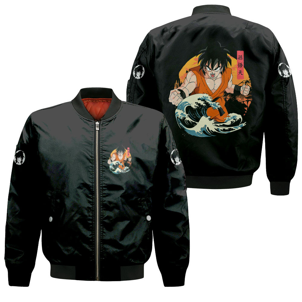 Goten Anime Bomber Jacket Japanese Kanagawa For Anime Manga Fans