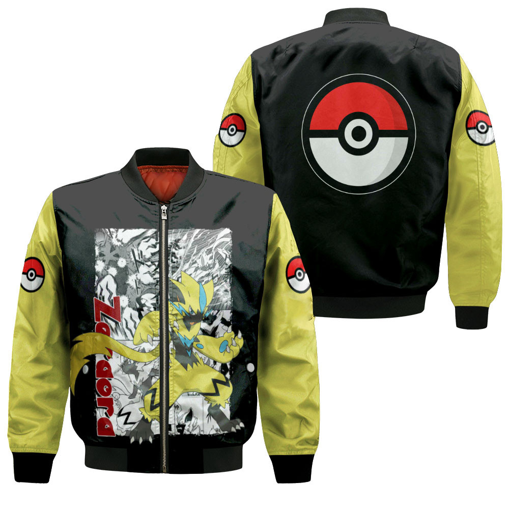 Zeraora Anime Bomber Jacket For Anime Manga Fans