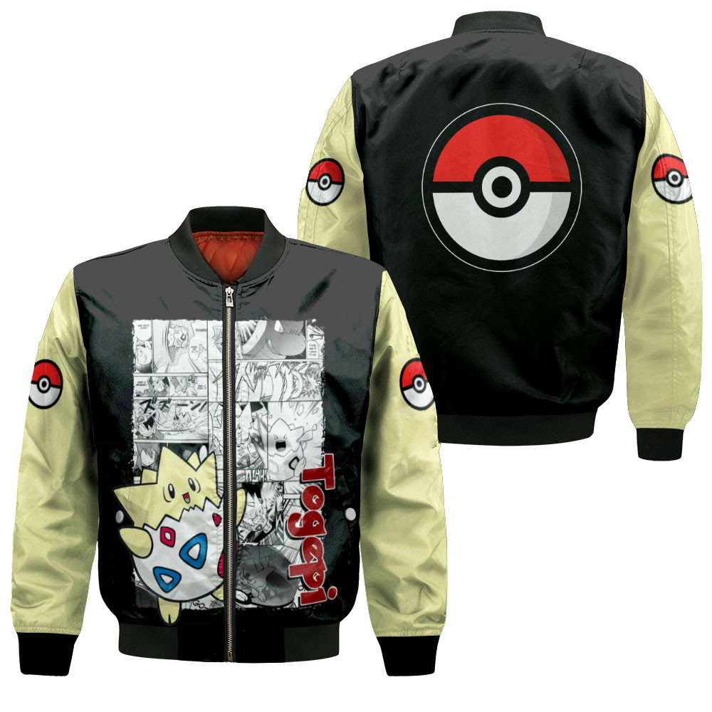 Togepi Anime Bomber Jacket For Anime Manga Fans