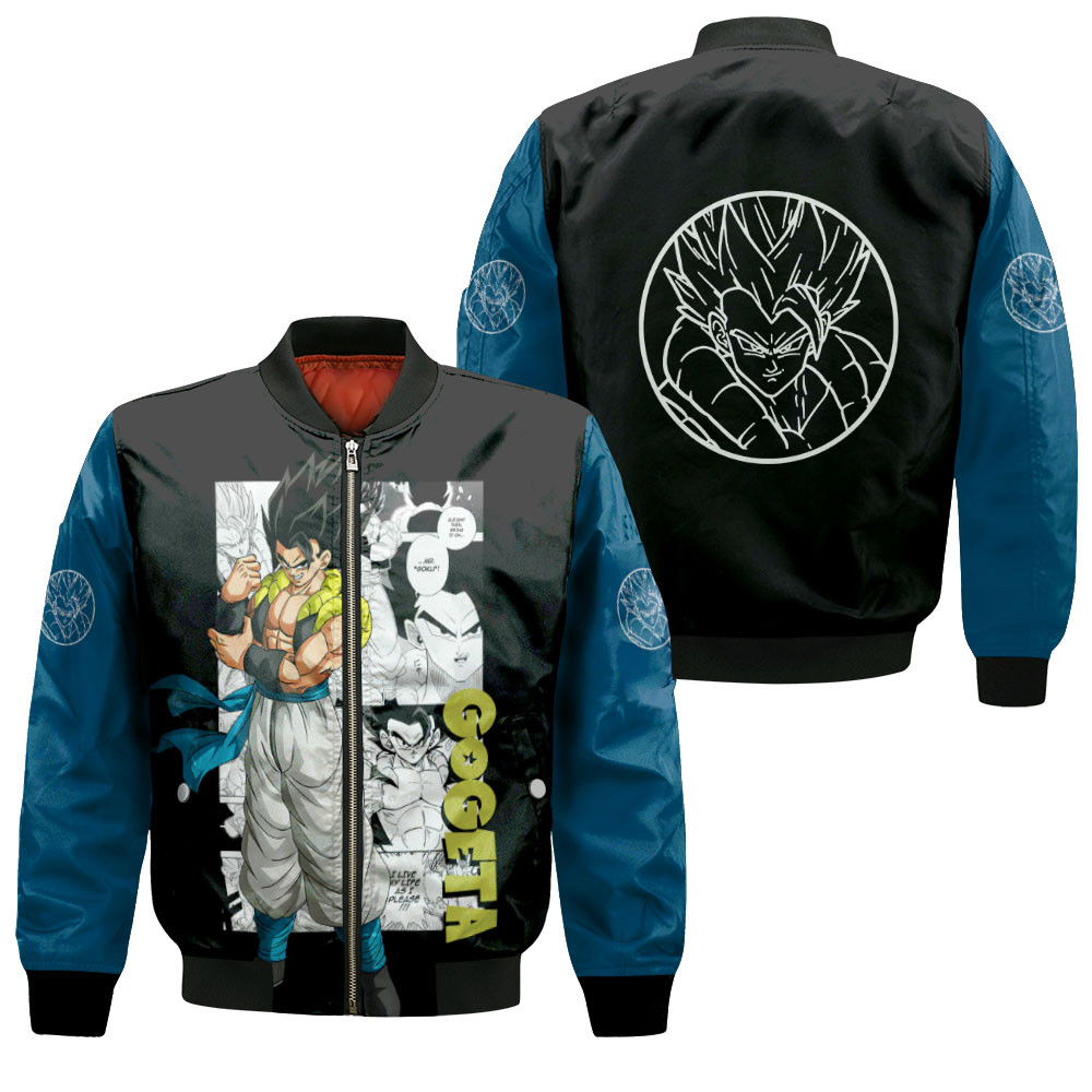 Gogeta Anime Bomber Jacket For Anime Manga Fans