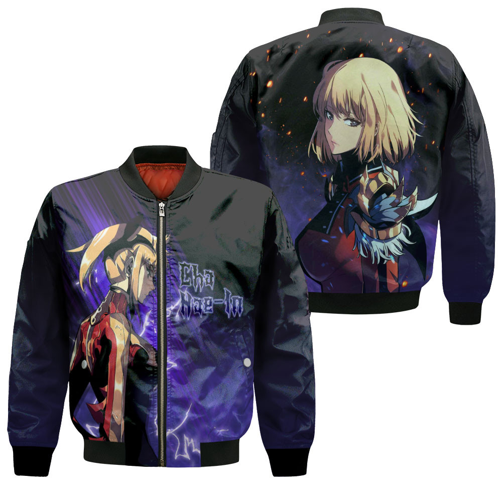 Cha Hae In Anime Bomber Jacket For Anime Manga Fans