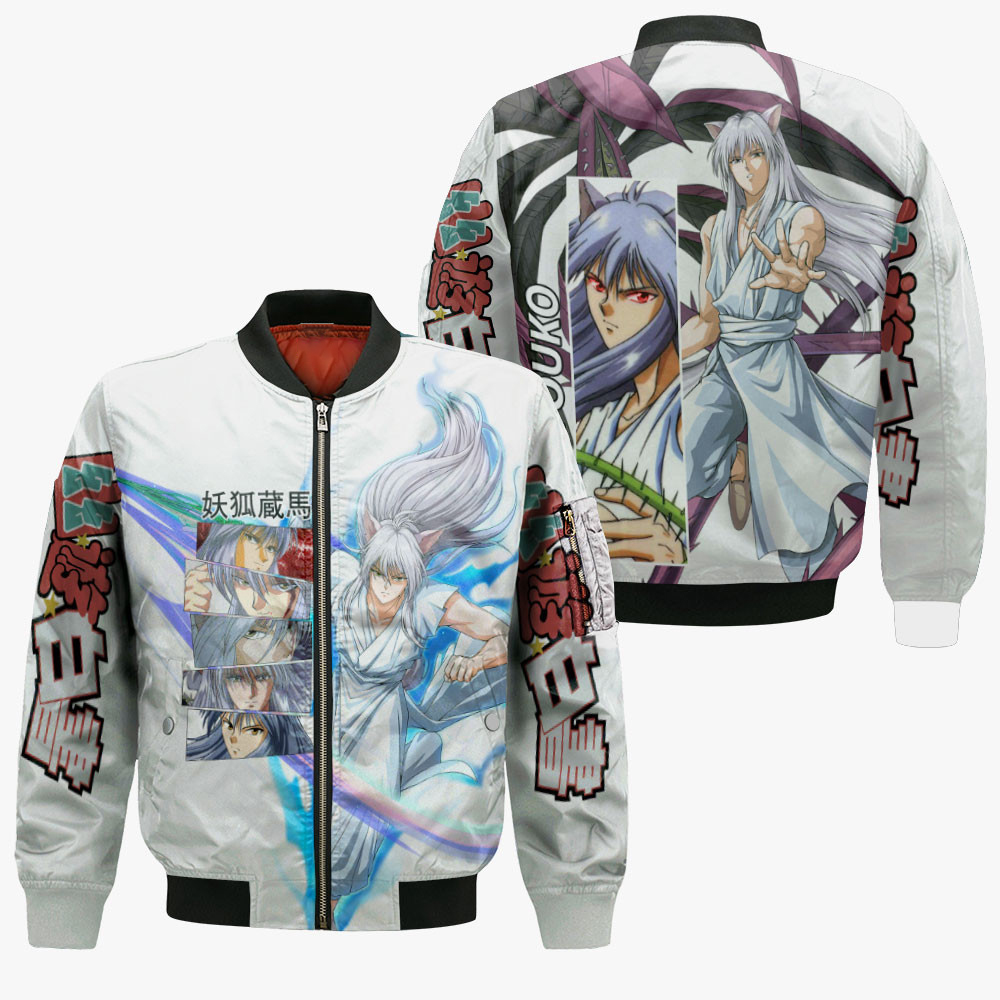Youko Kurama Anime Bomber Jacket For Anime Manga Fans