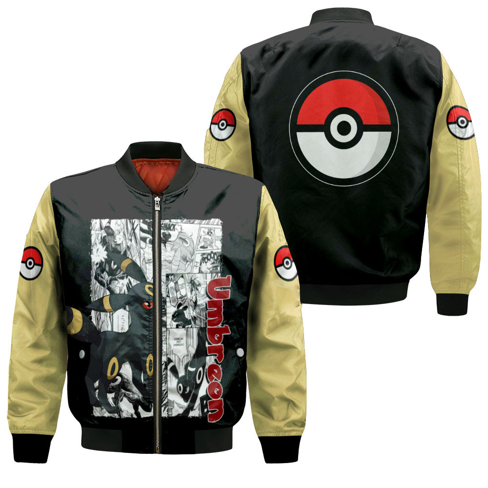 Umbreon Anime Bomber Jacket For Anime Manga Fans