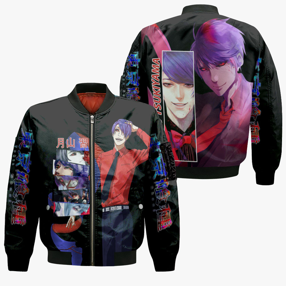 Shuu Tsukiyama Anime Bomber Jacket For Anime Manga Fans