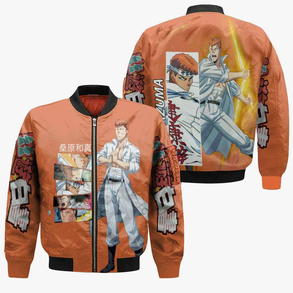 Kazuma Kuwabara Anime Bomber Jacket For Anime Manga Fans