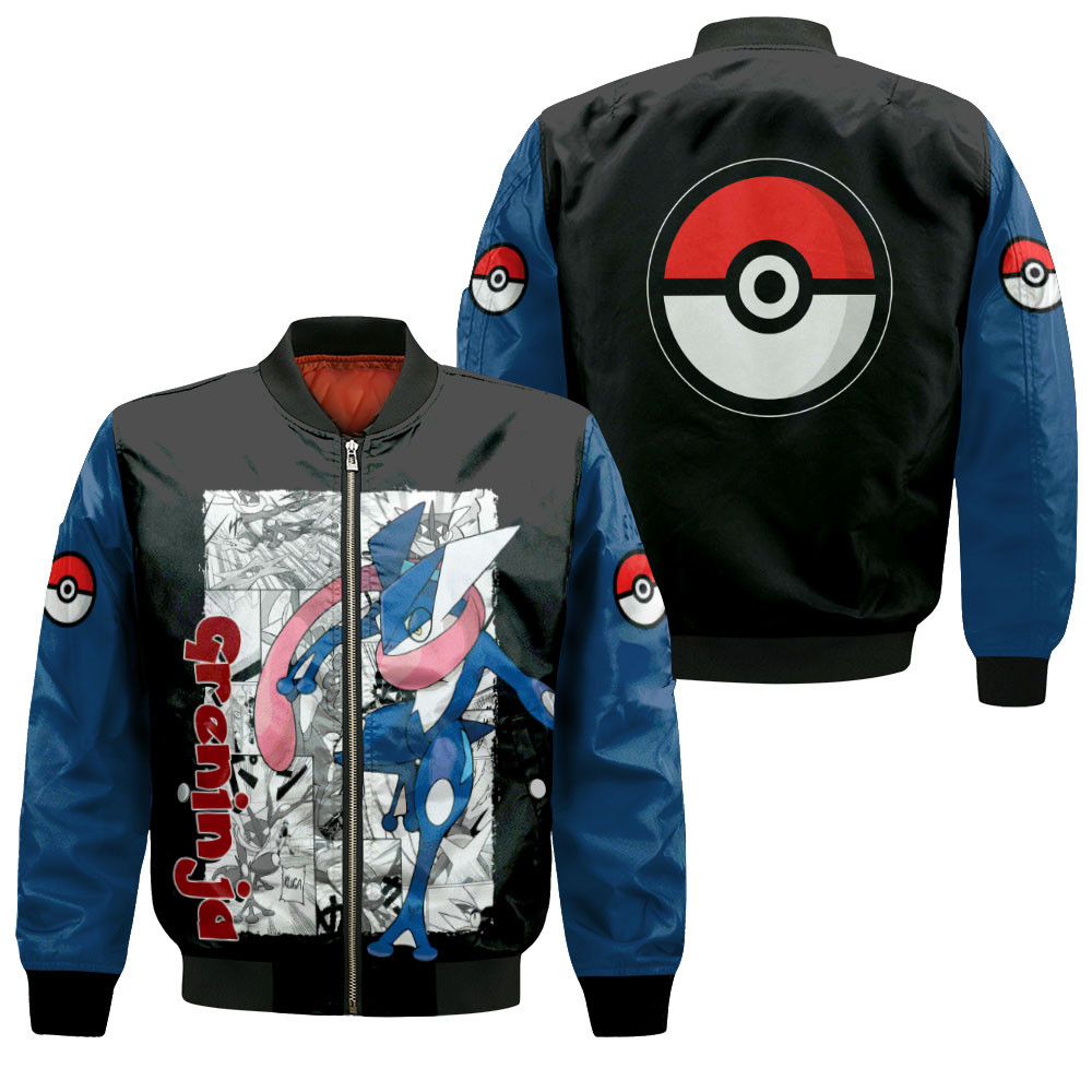 Greninja Anime Bomber Jacket For Anime Manga Fans