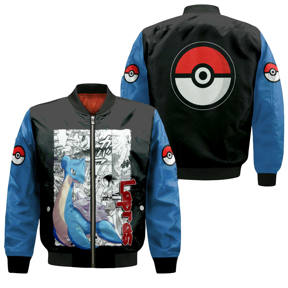 Lapras Anime Bomber Jacket For Anime Manga Fans