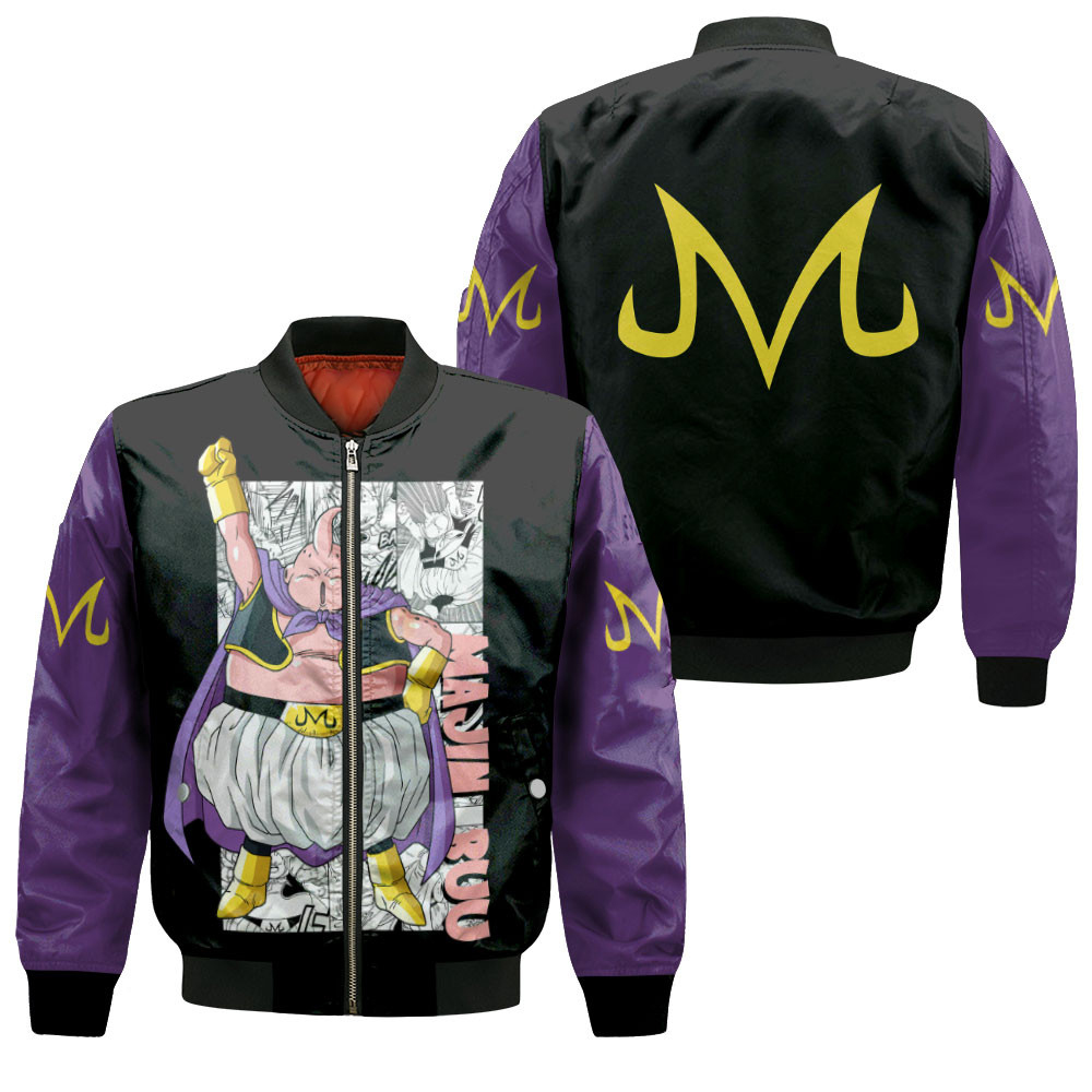 Majin Buu Anime Bomber Jacket For Anime Manga Fans