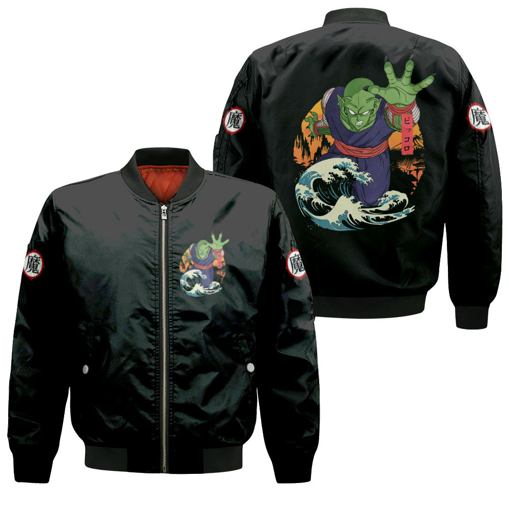 Piccolo Anime Bomber Jacket Japanese Kanagawa For Anime Manga Fans