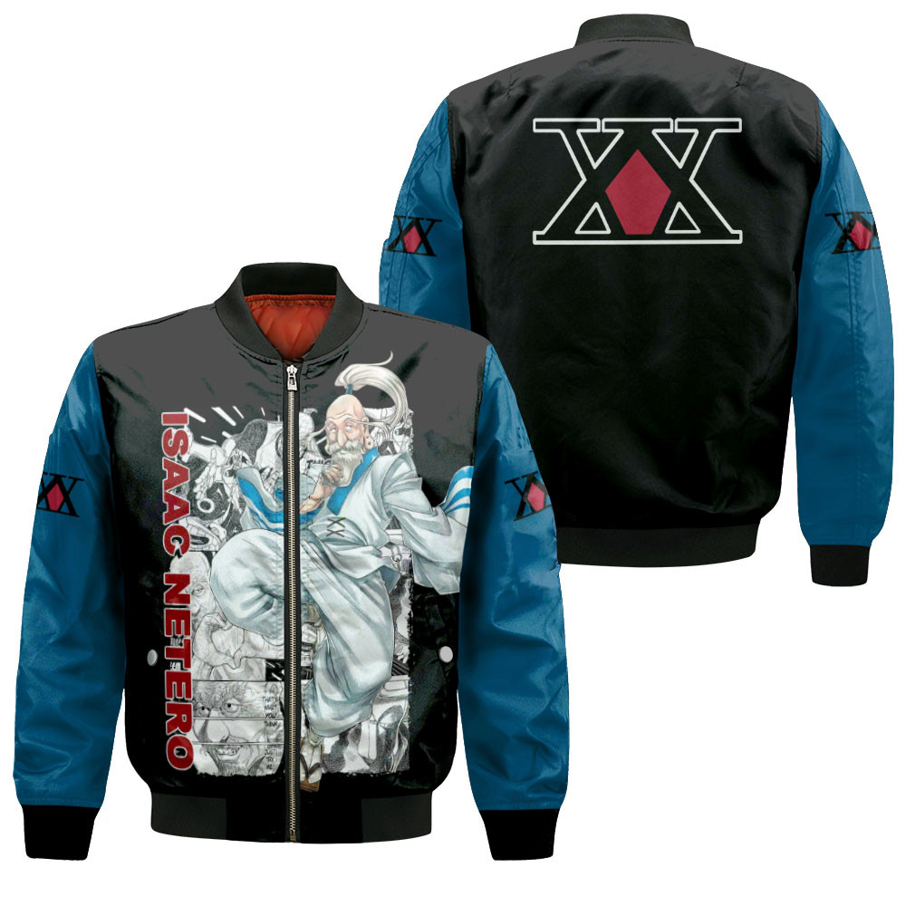 Isaac Netero Anime Bomber Jacket For Anime Manga Fans