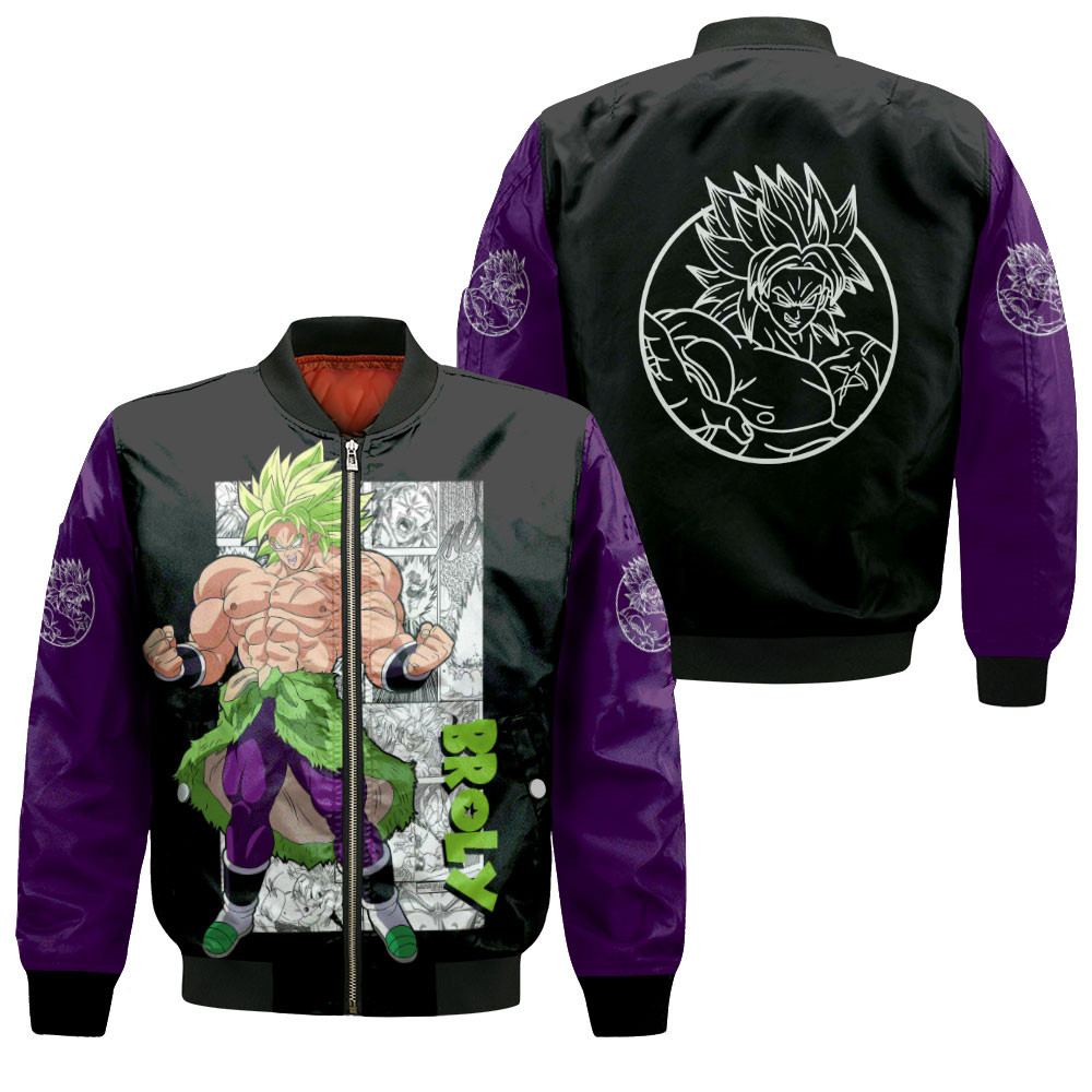 Broly Legendary Anime Bomber Jacket For Anime Manga Fans