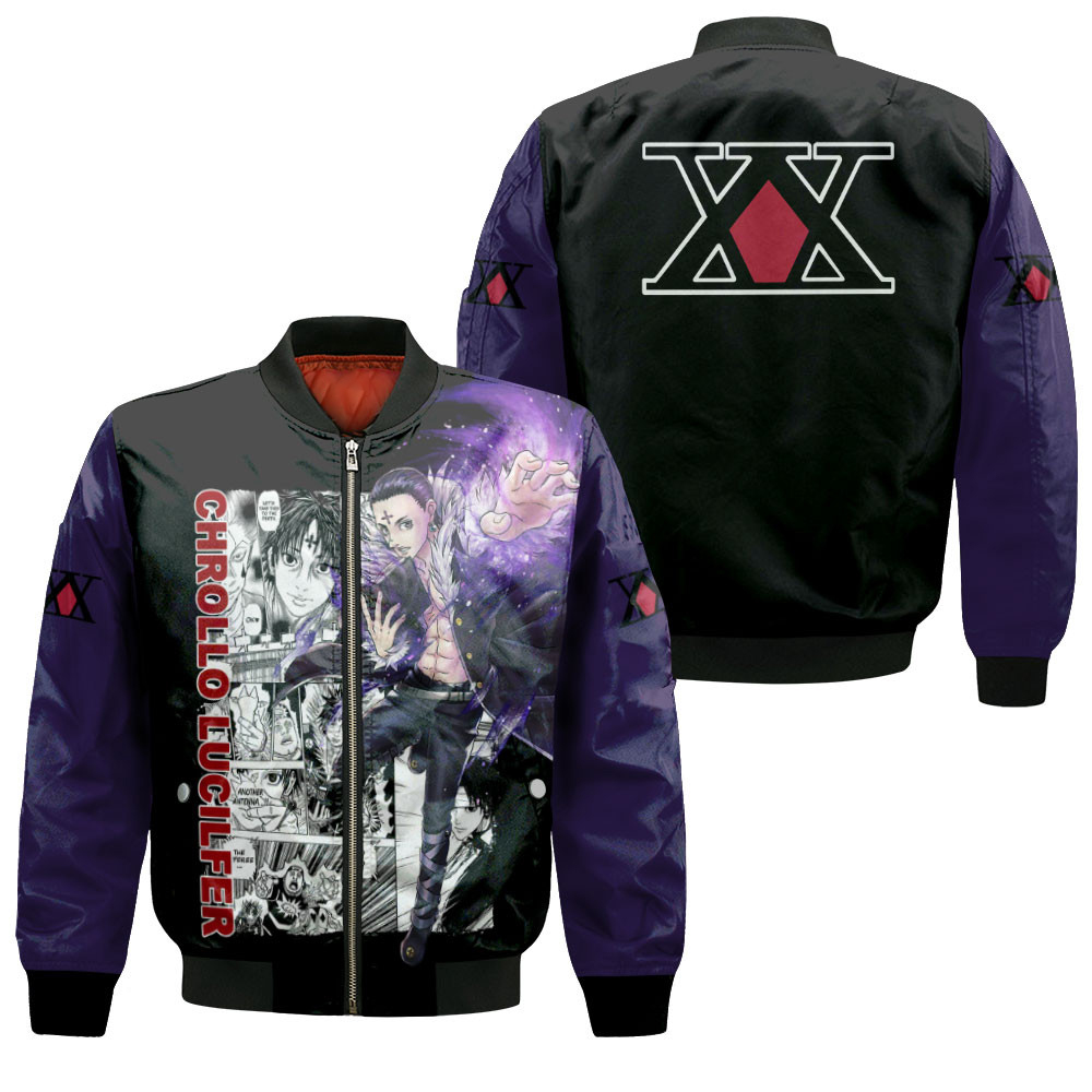 Chrollo Lucilfer Anime Bomber Jacket For Anime Manga Fans