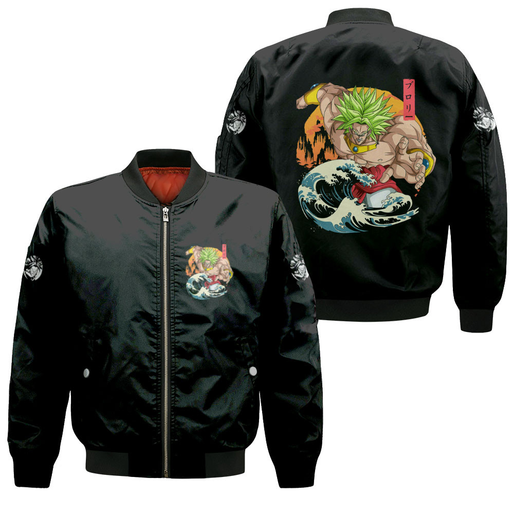 Broly Legendary Anime Bomber Jacket Japanese Kanagawa For Anime Manga Fans