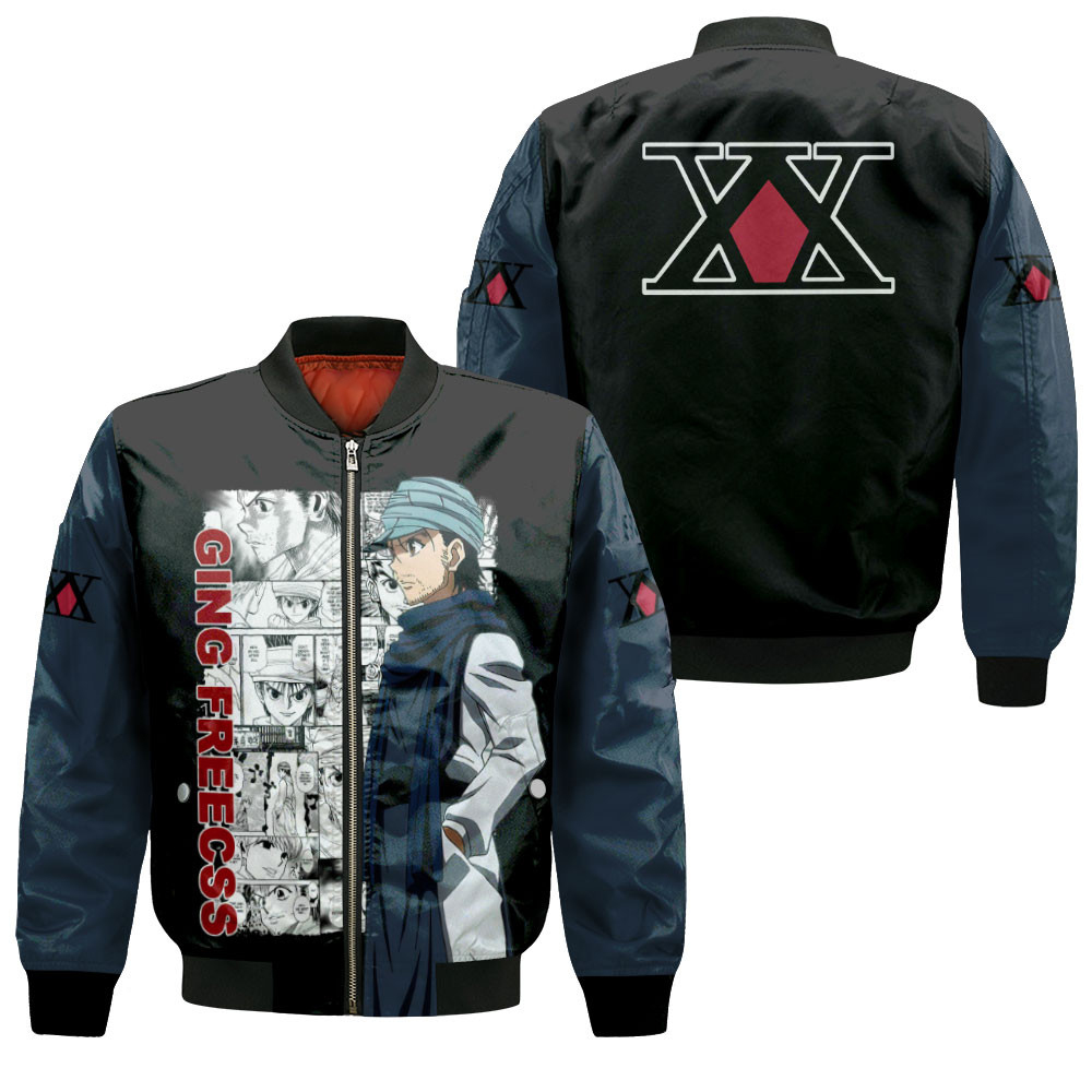 Ging Freecss Anime Bomber Jacket For Anime Manga Fans